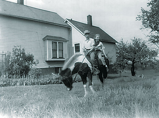 Children Riding a Horse